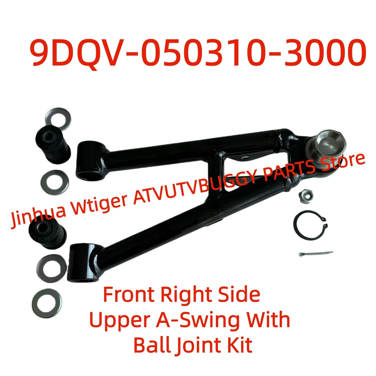 

Original Front RIGHT Side UPPER SWING ARM 9DQV-050310-3000 With Ball Joint &CUSHION Sleeve For CFMOTOR450 520ATV CForce CF400AZ