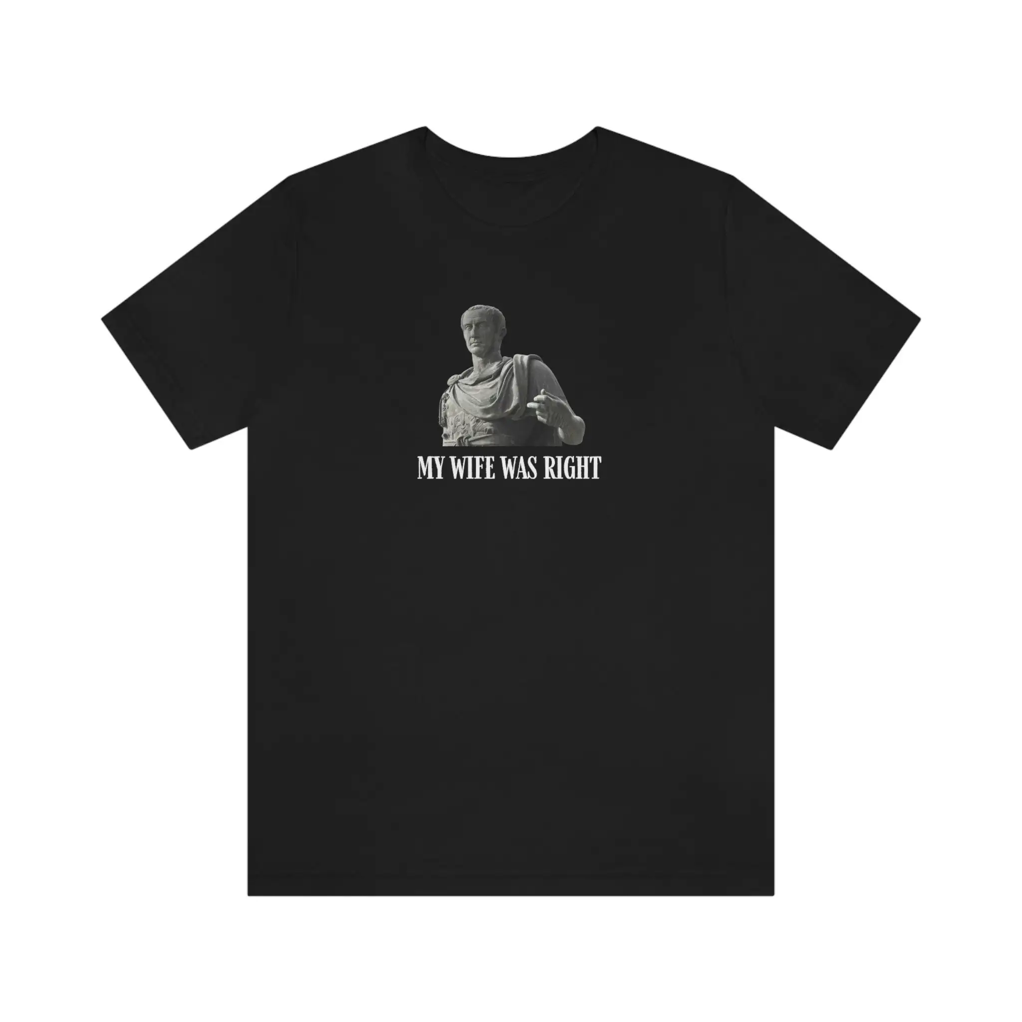 Funny Julius Caesar T Shirt My Wife was Right Ancient Roman History