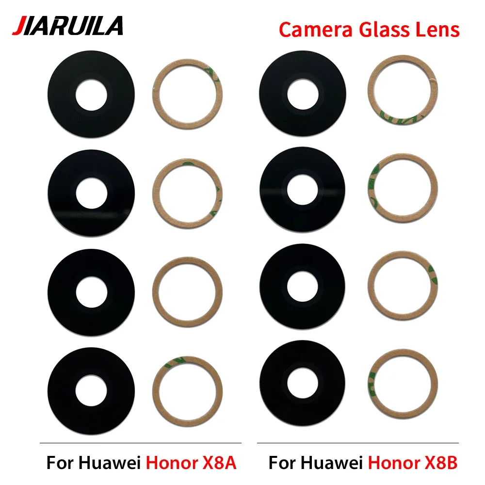 1 conjunto de lente de vidro da câmera traseira para huawei honor x5 plus x6 x6s x6a x7a x7b x8 4g x8a x8b x9 4g x9 5g x30 x9a x9b