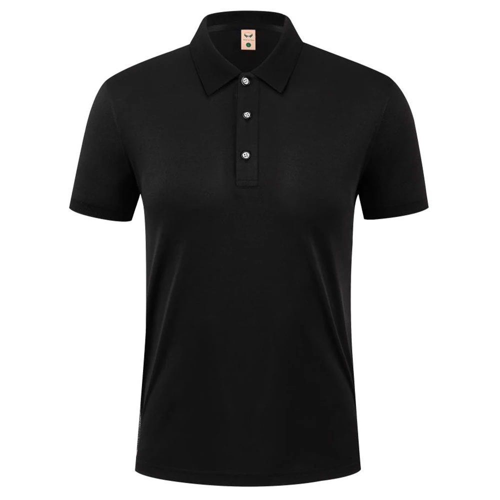 Plain Breathable Slim Fit Polo T-shirt Bulk Summer Short Sleeve Polyester Collar Shirts Men Chemises Hommes Polo T Shirt For Men