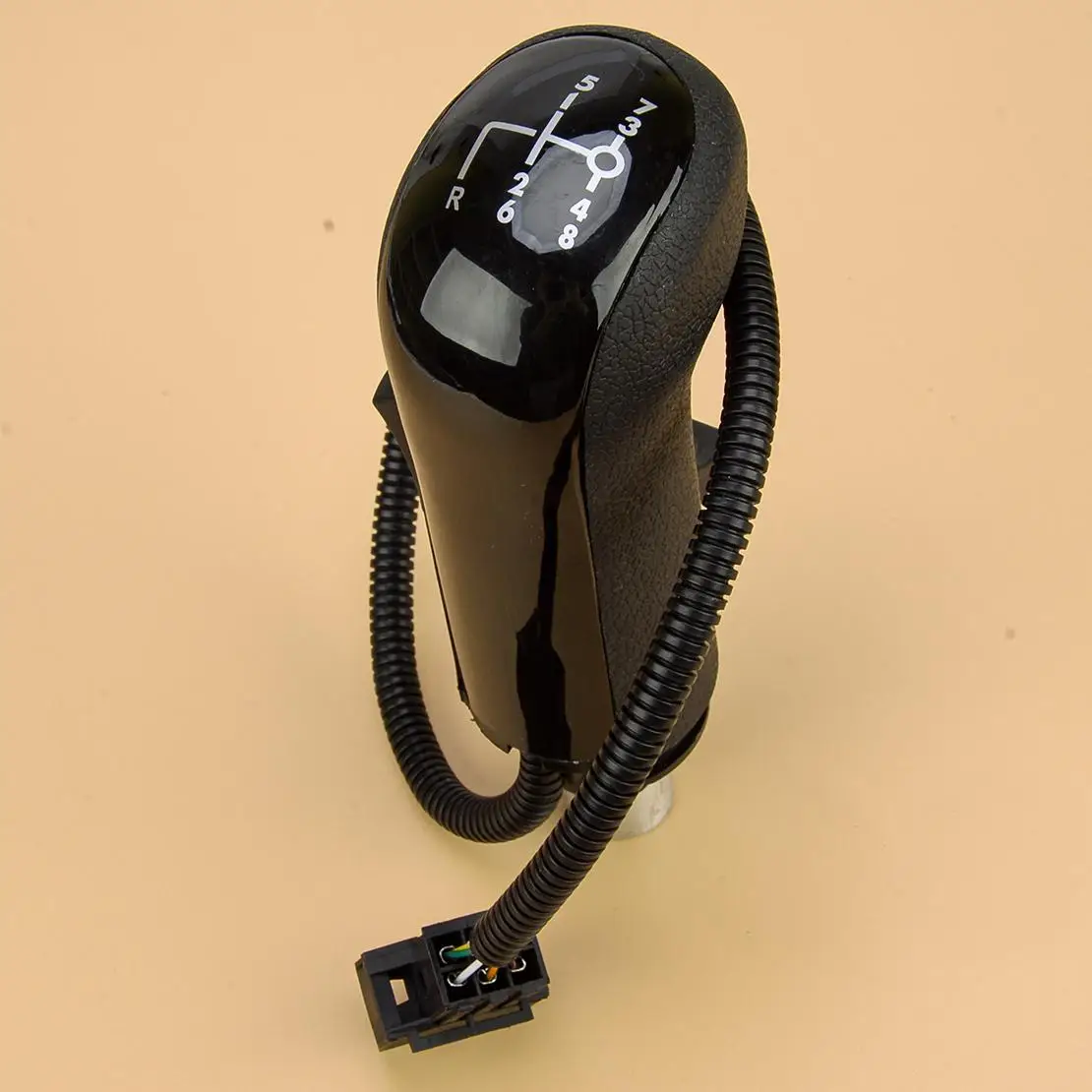 

6 Pin 8 Speed Electric Gear Shift Shifter Knob Black TS038 Fit for MAN TGA TGX TGS 81326200043