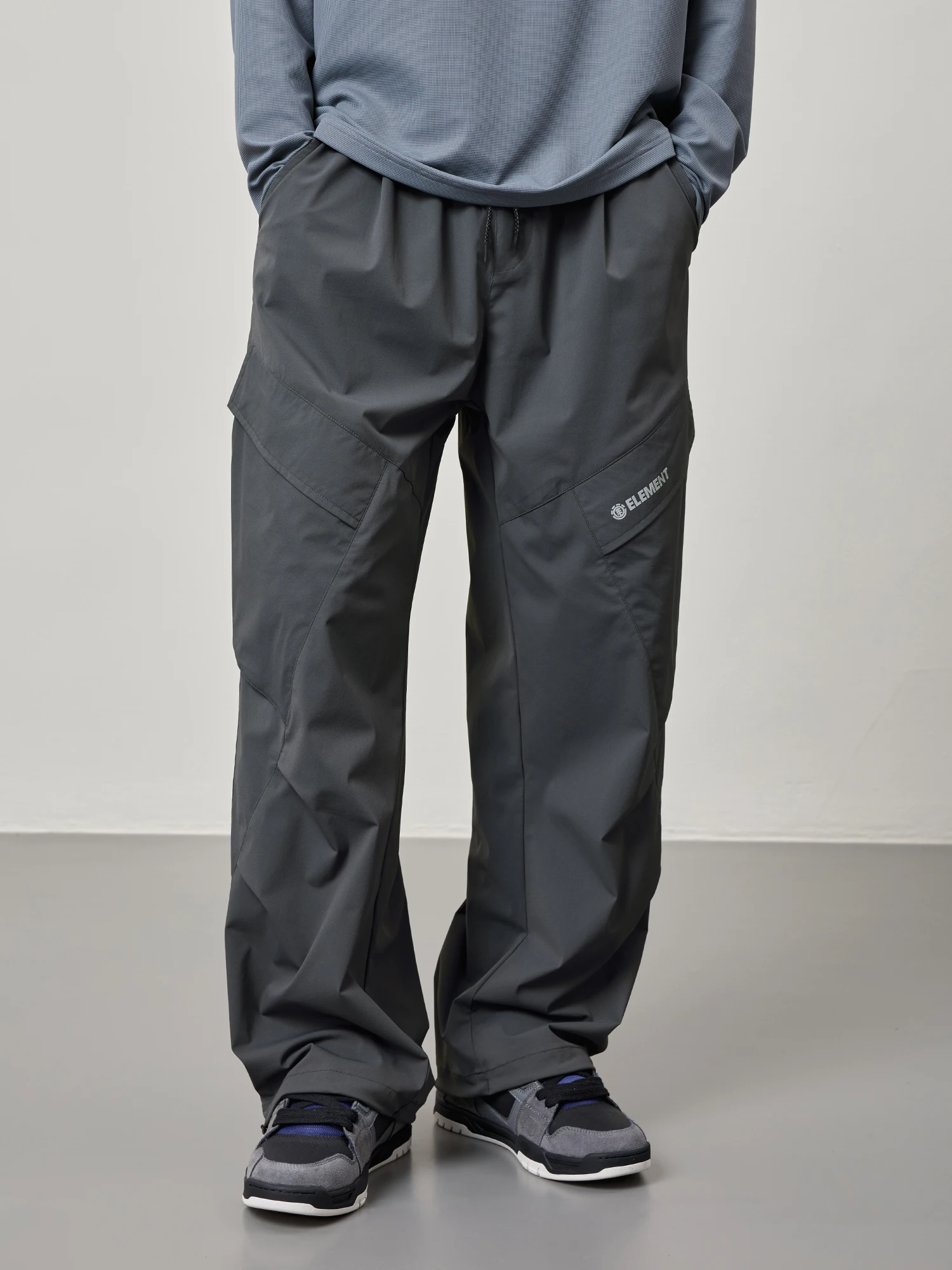 

Element Brand Men's Outdoor Sports Casual Pants Tactical Paratrooper Trousers Skateboard Cool Feeling Qui Dry Loose Fit