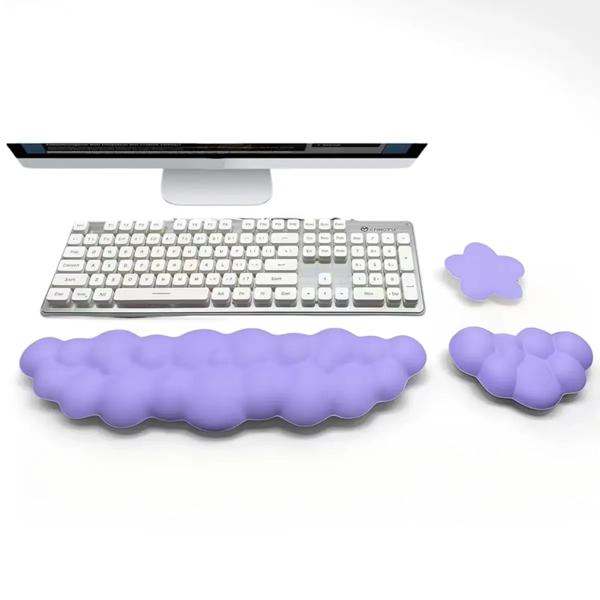 Mouse Pad Wrist Protection Cloud Keyboard Hand Support Office Non Slip Mouse Pad Wrist Protection Pad