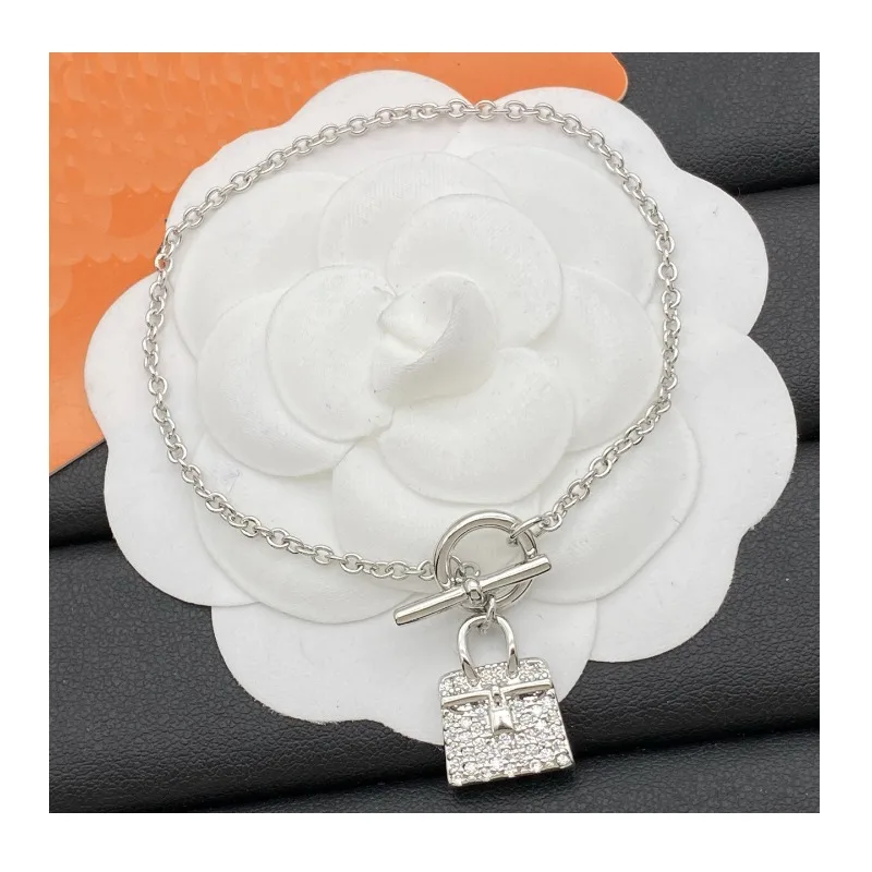 

Zircon Bag Design Bracelet Female Alphabet Home Personality Trend Wind Bracelet Light Luxury High-end Bracelet