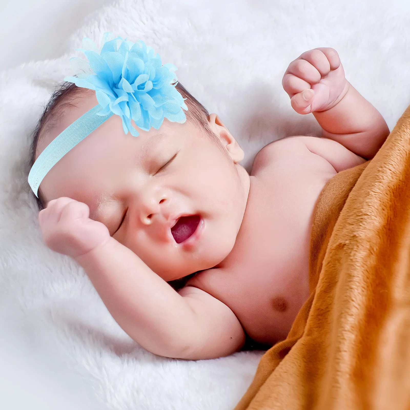 

20Pcs Baby Girl Headbands Soft Floral Fabric Stretchy Elastic Infant Photography Prop Toddler Hair Accessories