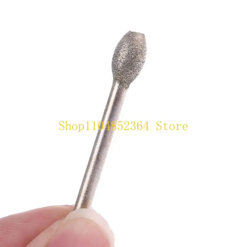 

652F 20 шт. алмазные шлифовальные сверла, набор алмазных боров, аксессуары для вращающихся инструментов для резьбы по камню,