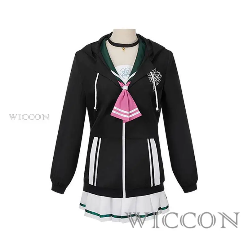 Anime Blauw Archief Kazusa Jas Cosplay Pruik Matroos Kostuum Pak Spel Kleding Voor Vrouwen En Meisjes