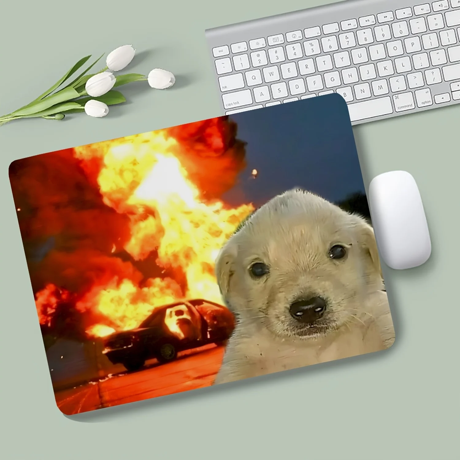 

Забавный коврик для мыши с рисунком собаки в стиле аниме, небольшой коврик для мыши для игровых ноутбуков, коврик для геймеров, коврик для клавиатуры, защитный коврик для стола, коврики для мыши