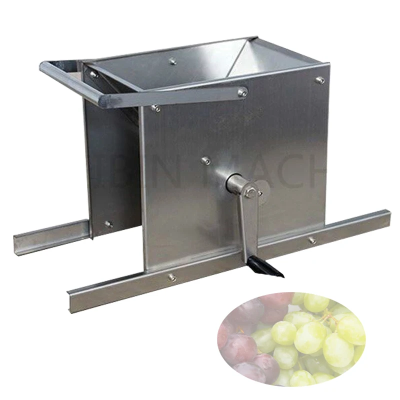 Stainless Steel 80W Electric Grape Crusher Crushing Blueberry Mulberry Berry Fruits Brewing Equipment Machinery