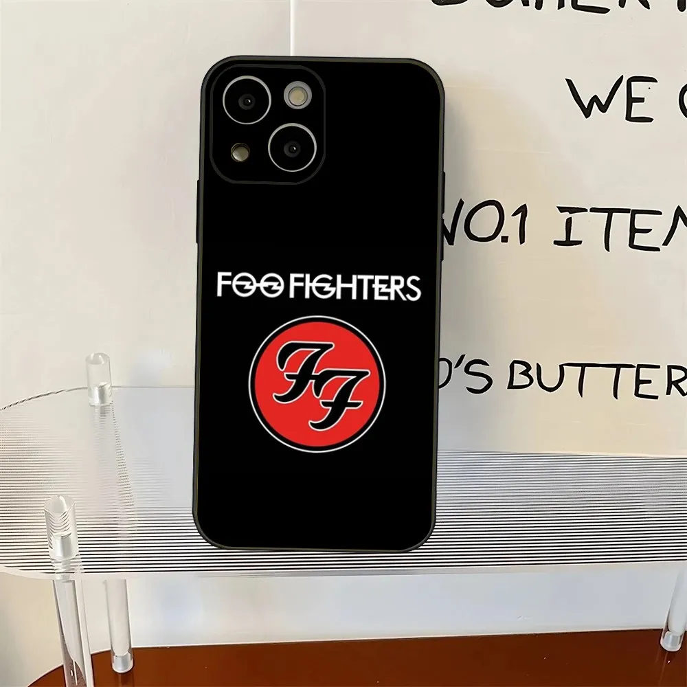 F-Foo Band F-FightersS  Phone Case For iPhone 16,15,14,13,12,Pro,Max,11,7,8,Plus,XR,XS Max Shockproof Silicone Soft Shell