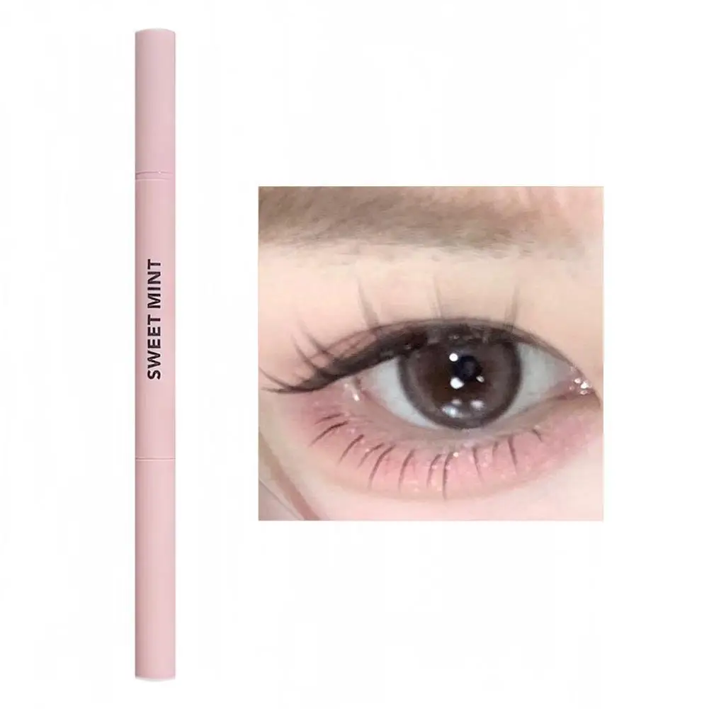

New 2 Fork Eyebrow Pencil Double-headed Brow Ink Eyebrow Pen Waterproof Liquid Eyebrow Pencil Long Lasting Women Eye