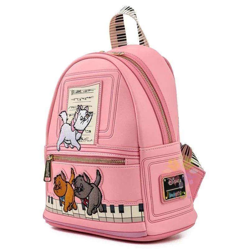 Nuovo arrivo di vendita Disney Loungefly Disney Mary Cat Aristocats Kitties per pianoforte zaino Anime borsa a tracolla con doppia tracolla borsa