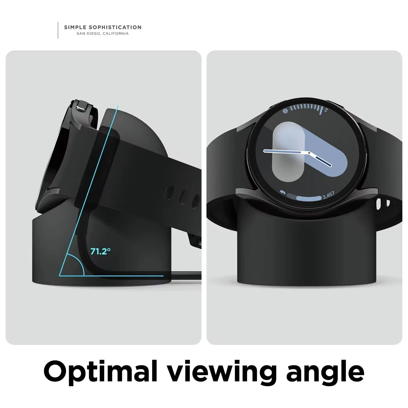 Silicone Charging Seat for Samsung Galaxy Watch 7/6/5 40mm 44mm Ultra 47mm Charging Stand Watch 6 Classic 47mm 43mm Storage Seat