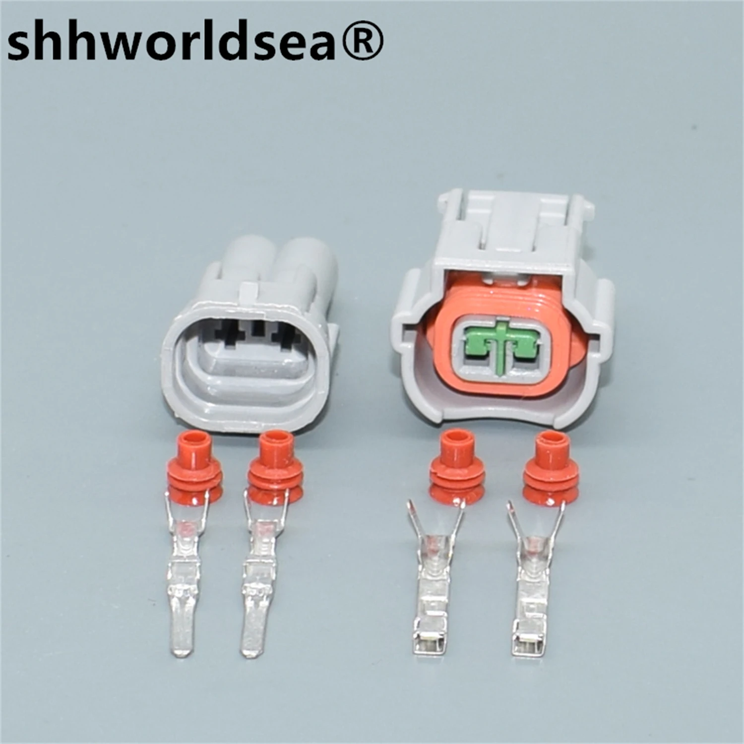 shhworldsea Auto Connector fuel injector plug Connector PU465-02127 for Hyundai Elantra Sonata ix35 Kia K2 K3 K5 Forte