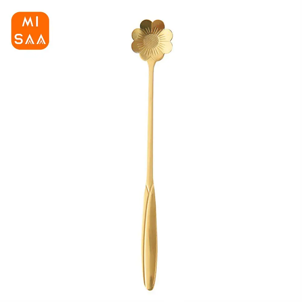 Seasoning Coffee Spoon Dessert Honey Light Stainless Steel 18cm Long Kitchen Accessories Mixing Spoon Meticulous Small Spoon