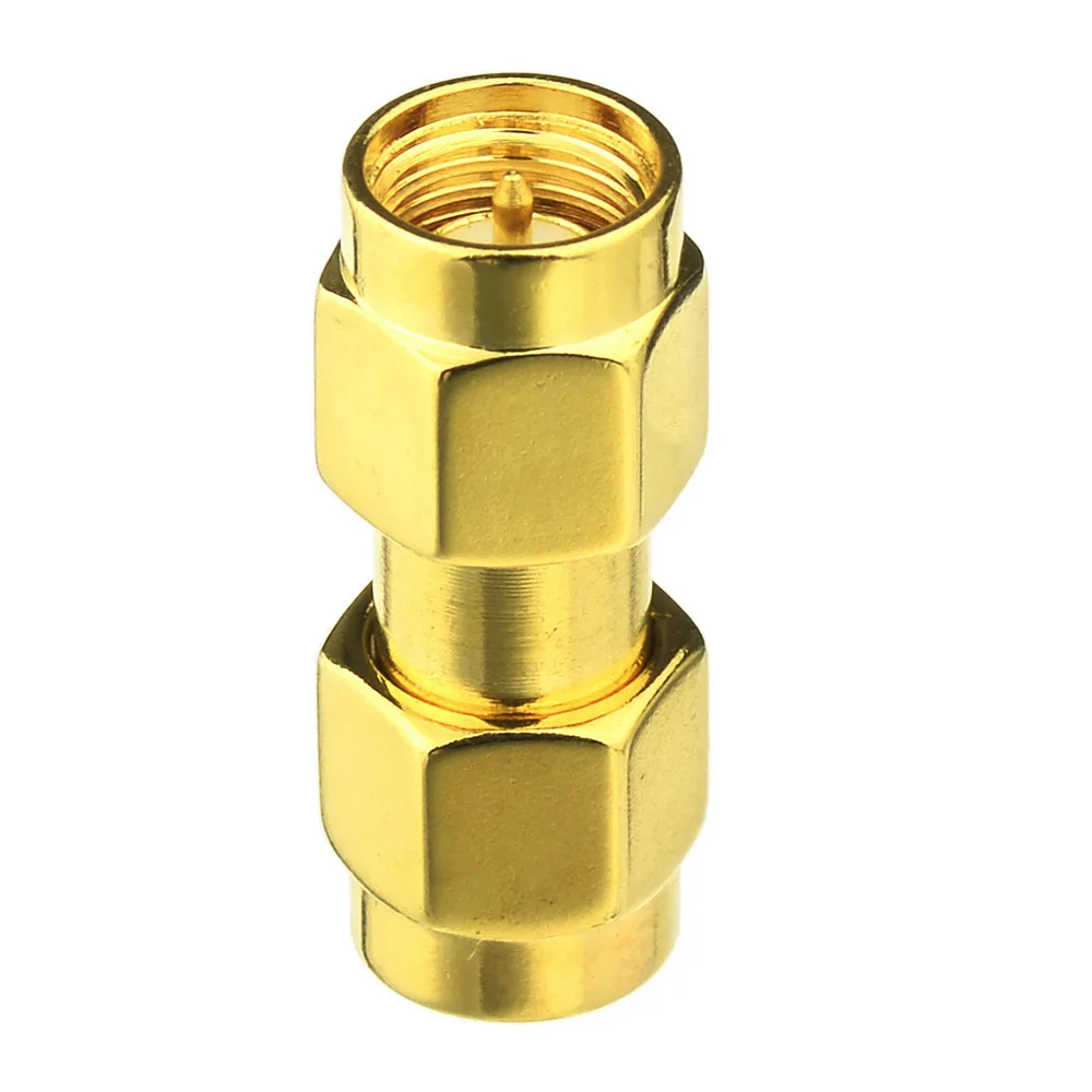 Superbat 5pcs SMA Adapter SMA Plug to Male Straight RF Coaxial Connector