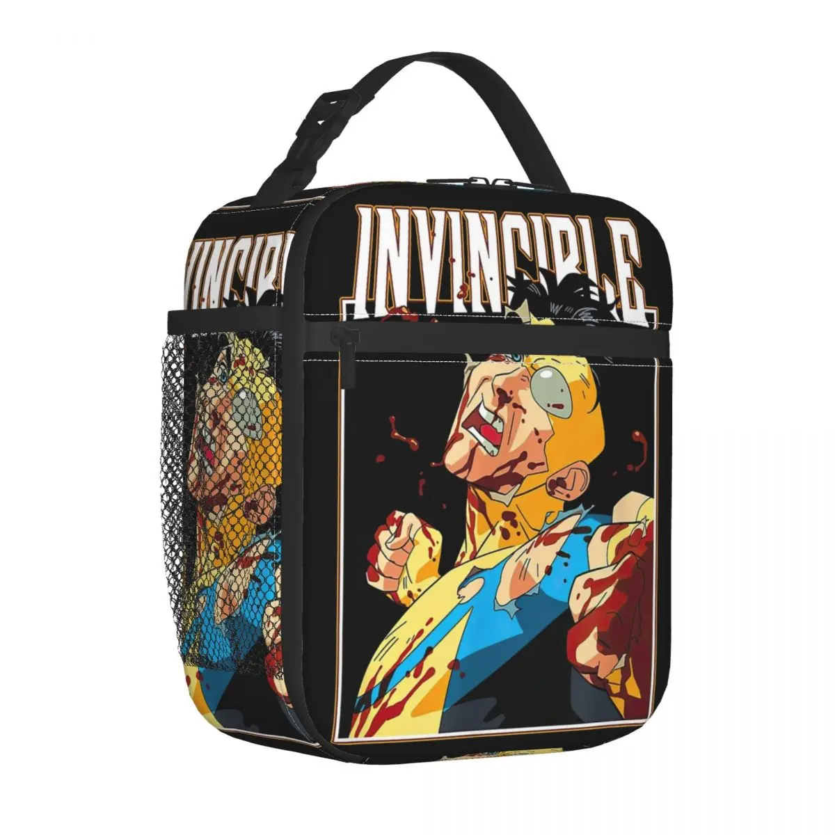 

Непобедимая битва, изолированная сумка для обеда с поврежденным знаком, сумка для еды Mark Grayson, портативный термохолодильник, ланч-боксы для работы