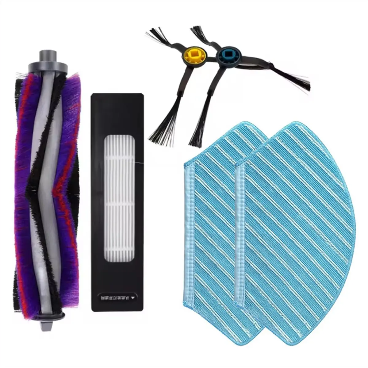 DT445 TO 6PCS for M7 / M7 Pro / M7 Max / NER700 Vacuum Cleaner Replacement Part Main Side Brush Filter Mop Cloth