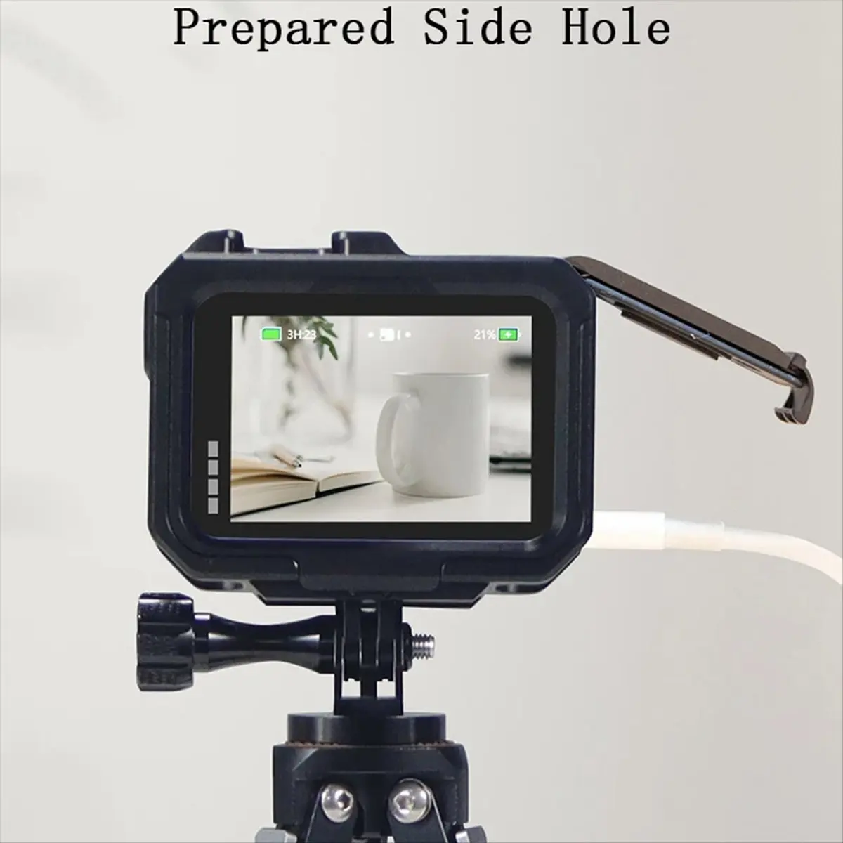 doyme Rabbit Cage for GoPro 13 Metal Cage Quick Release Mount Full Protective Frame Case Accessories