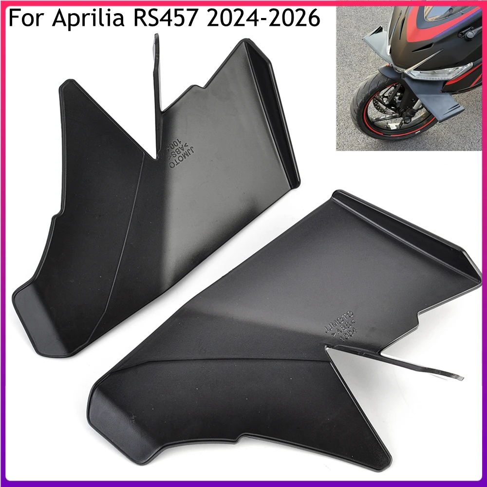 

For Aprilia RS457 RS 457 2024-2026 Motorcycle Front Spoiler Winglet Spoiler Aerodynamic Wing Downforce Deflector