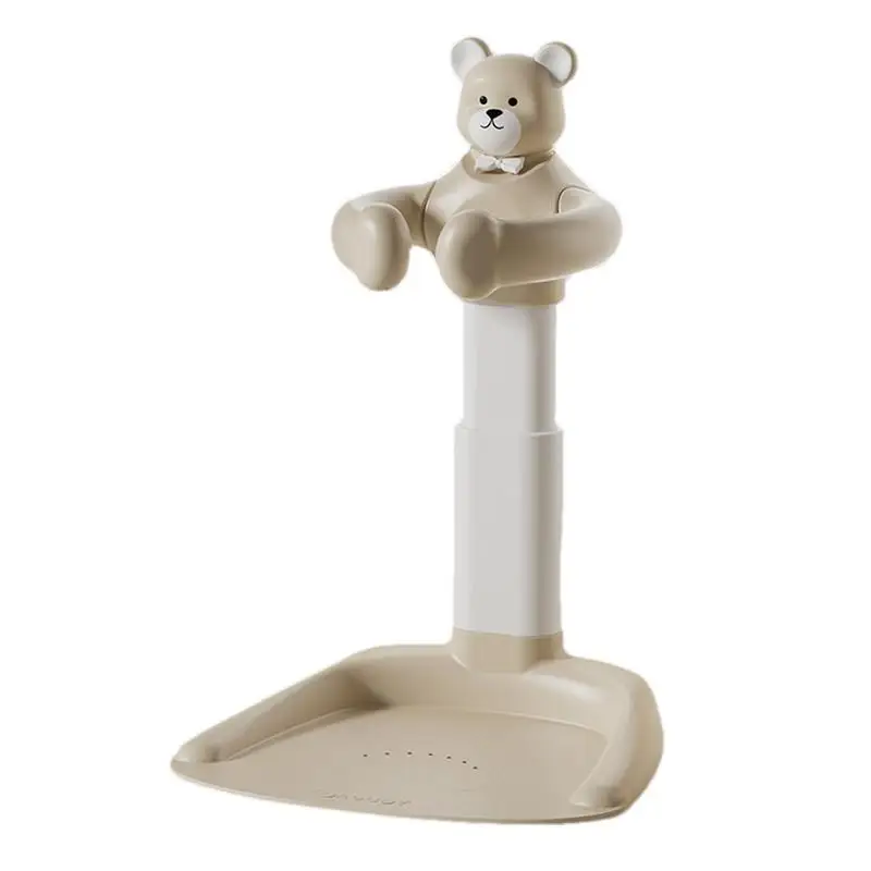 

Baby Shower Stand Standing up kid shower stand Bath Support Bathing Seat Chair Handle Adjustable Portable Bath Helper