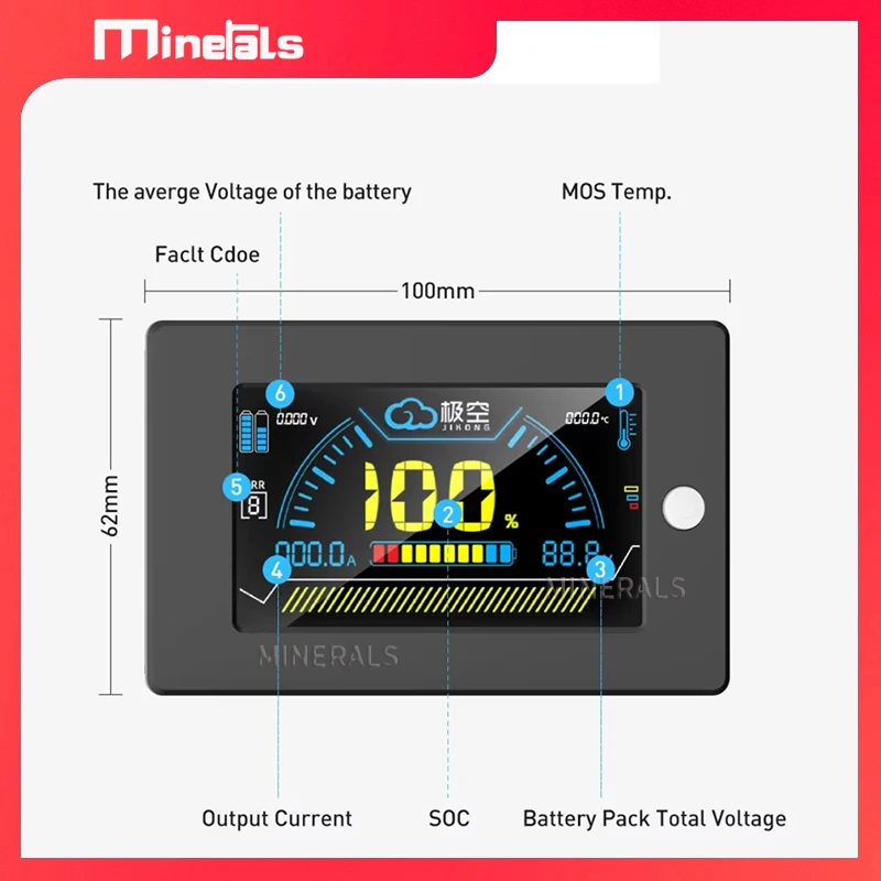 Jikong LCD JK Display RS485 Converter BMS Power Switch Transfer Board RS485 Adapter Module For Jikong BMS Balancer