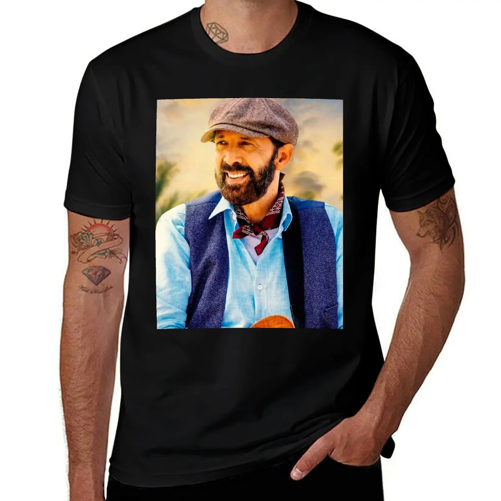 

Poster Juan Luis Guerra singer Tshirt Juan Luis Guerra T-Shirt Moisture Control Sports Tee