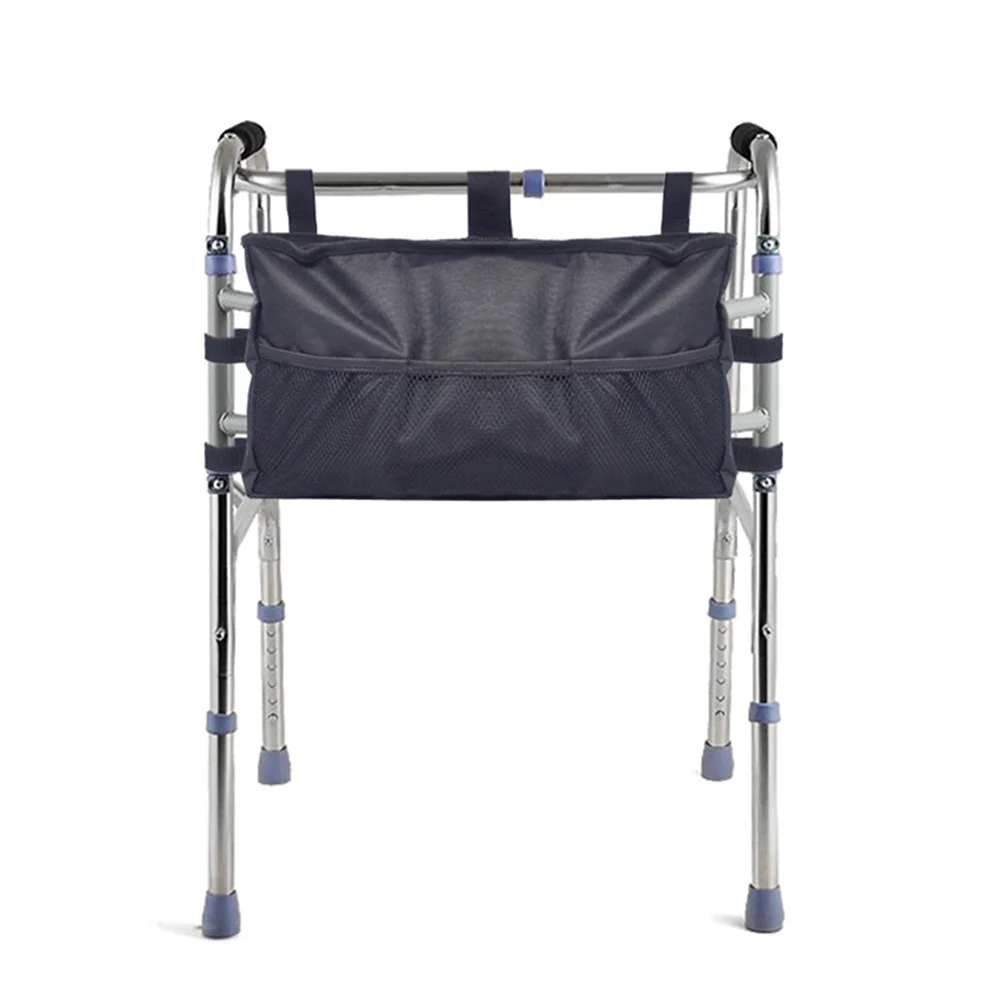 

Wheelchair Storage Bag Durable Waterproof Pouch Large Capacity for Phones Glasses Tissues Medications Snacks Keys