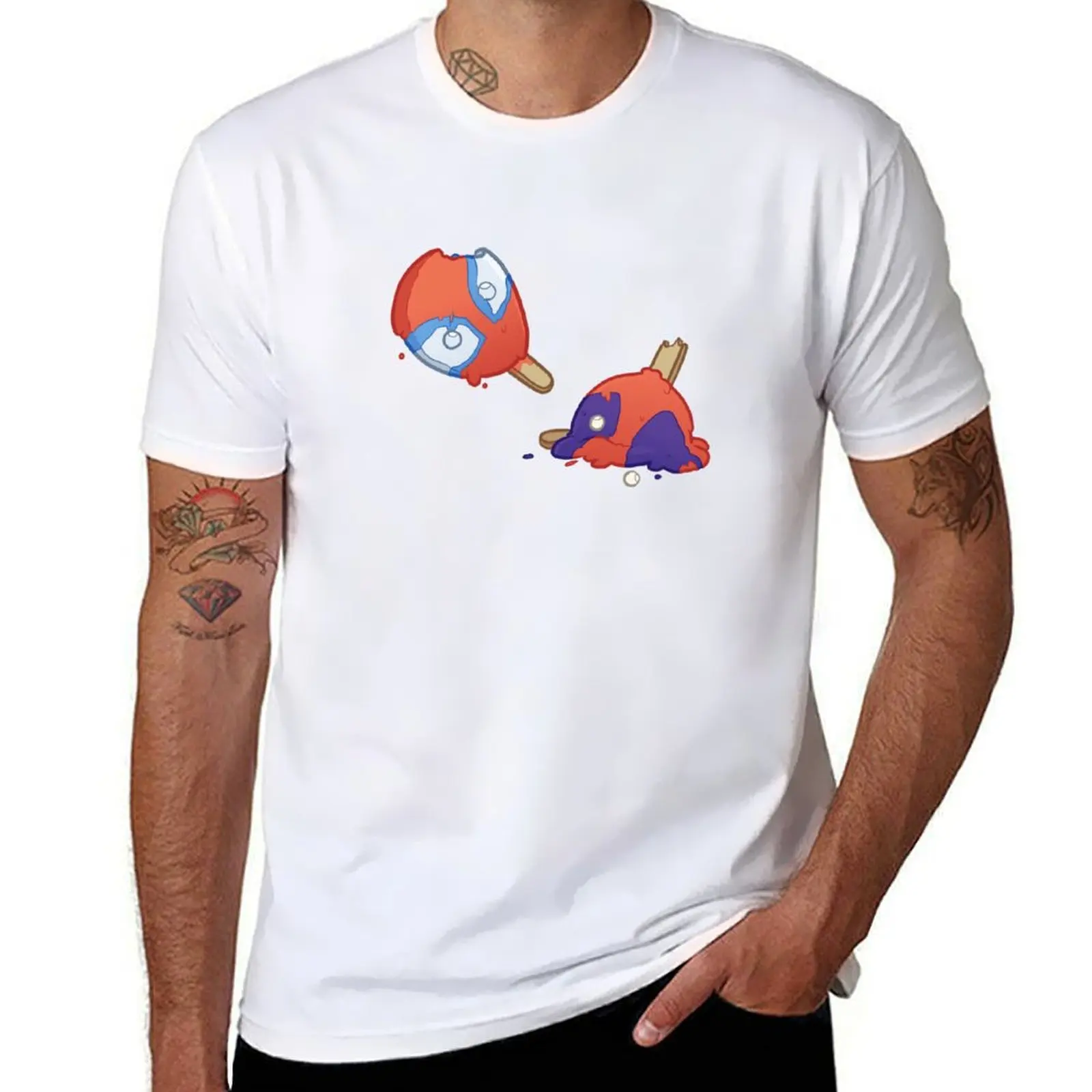 

SpideyPool Ice Pops T-Shirt man t shirts for men t shirt man luxury anime tshirt T-shirt