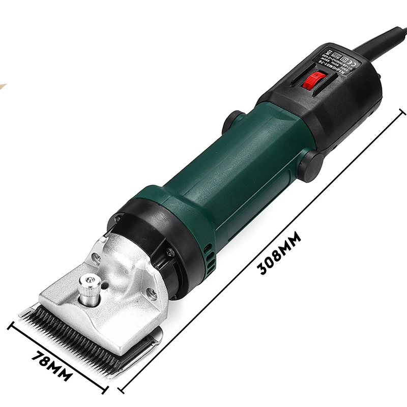 Elektrische paardentondeuse snijmachine, zware 690 W en 6 snelheden verstelbaar, paardenschaar 110 V / 220 V