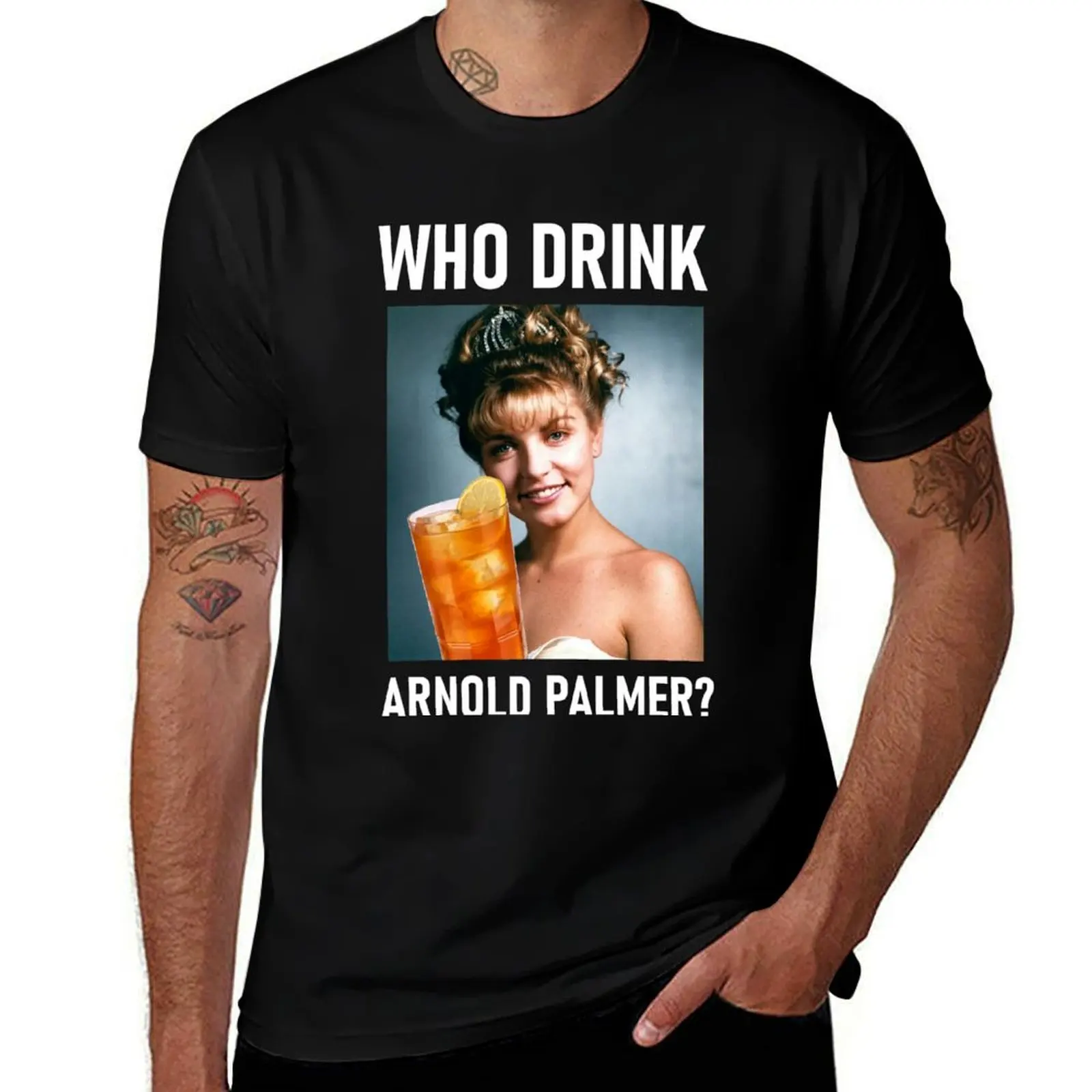 

Who Drink Arnold Palmer T-Shirt anime t shirts oversize cotton t shirts high quality man t shirt luxury T-shirt