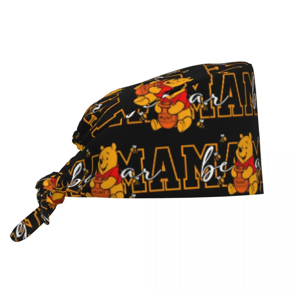 Winnie The Pooh Mama Bear Cleaning Working Cap Cool Men Women Cartoon Scrub Cap Surgicals Hat Nurse Scrubs Hat For Dentist