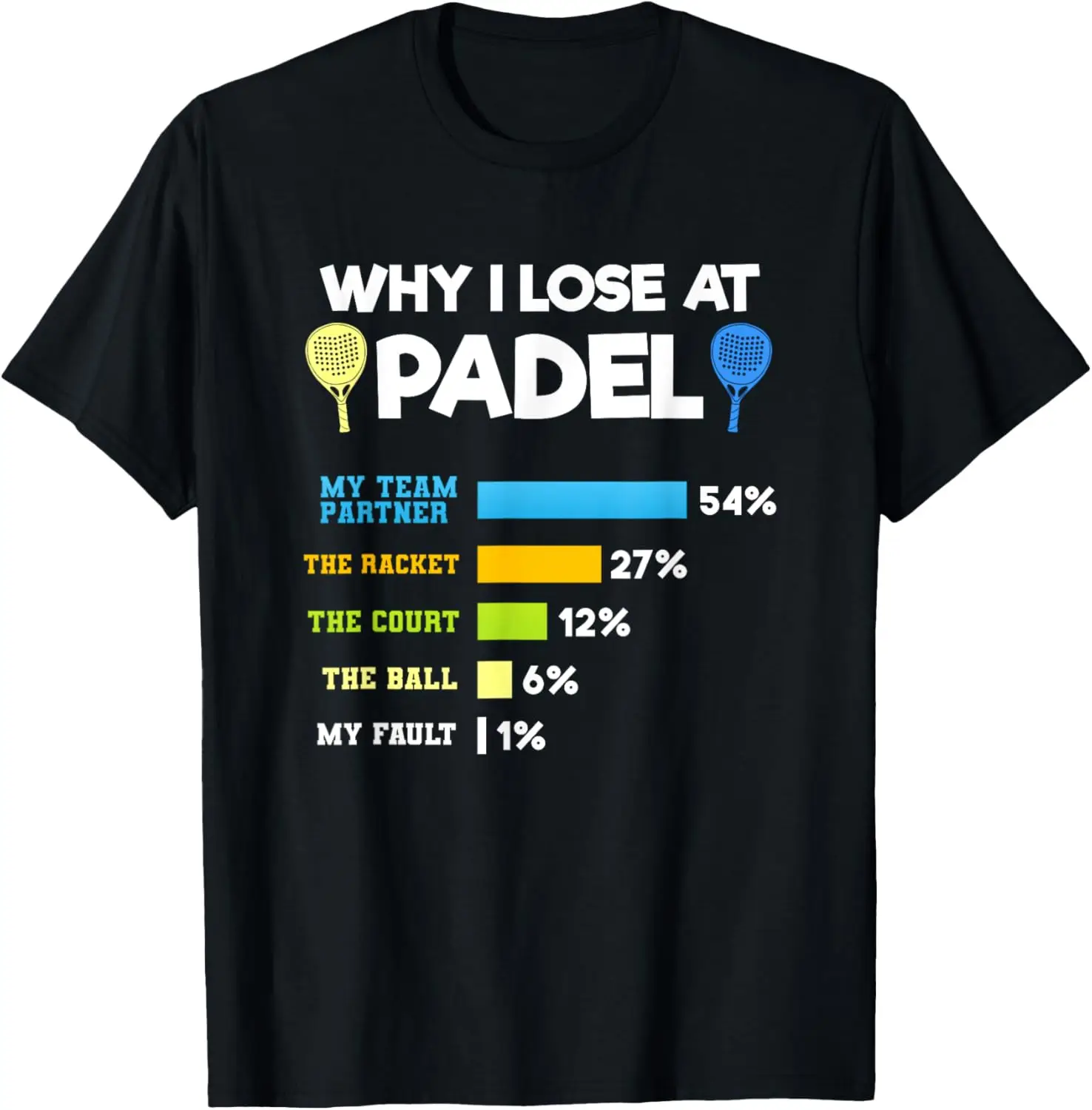 Padel Paddle pelota de raqueta de tenis por qué perder al Padel camiseta personalizada impresa camisetas gráficas camisetas gráficas ropa de calle