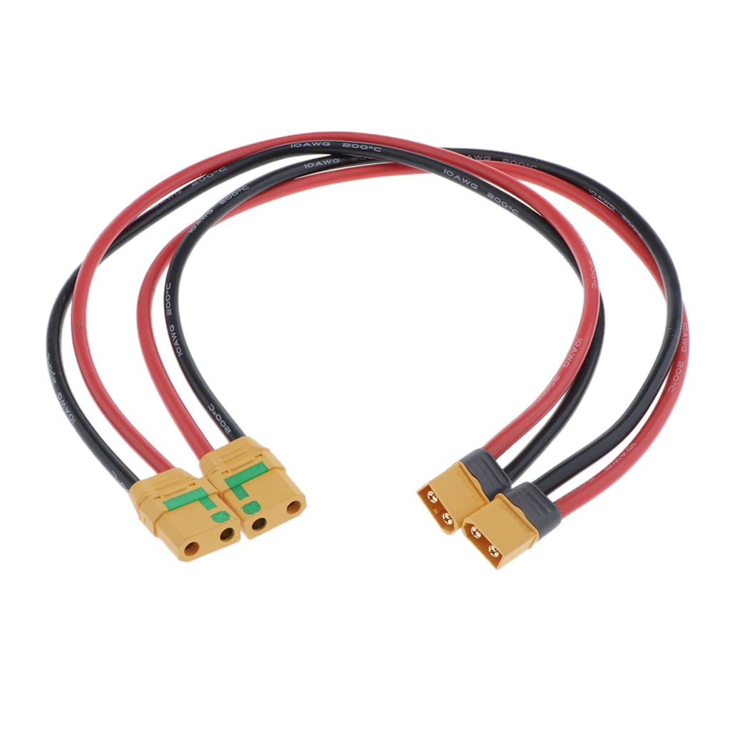 

XT60 Male to XT90 Female Plug Cable Super Soft Silica Gel Extension Wire Harness for Lipo Battery RC Charging Adapter