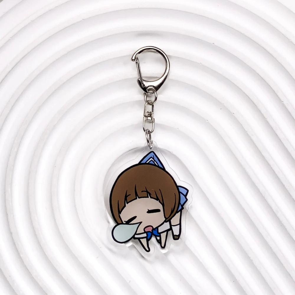 شخصيات أنيمي اقتل لا كيل الاكريليك سلسلة مفاتيح السيارة اكسسوارات حقيبة سحر الإبداعية على ظهره قلادة كيرينغ هدايا للأصدقاء