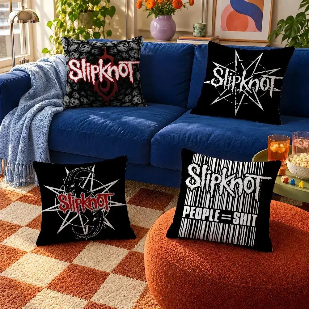 Duality Cover Throw Pillow Band Corey Cover Soft Short Plush Slipknot Case For Sofa Bedroom Cozy Iowa Home Taylor Decor