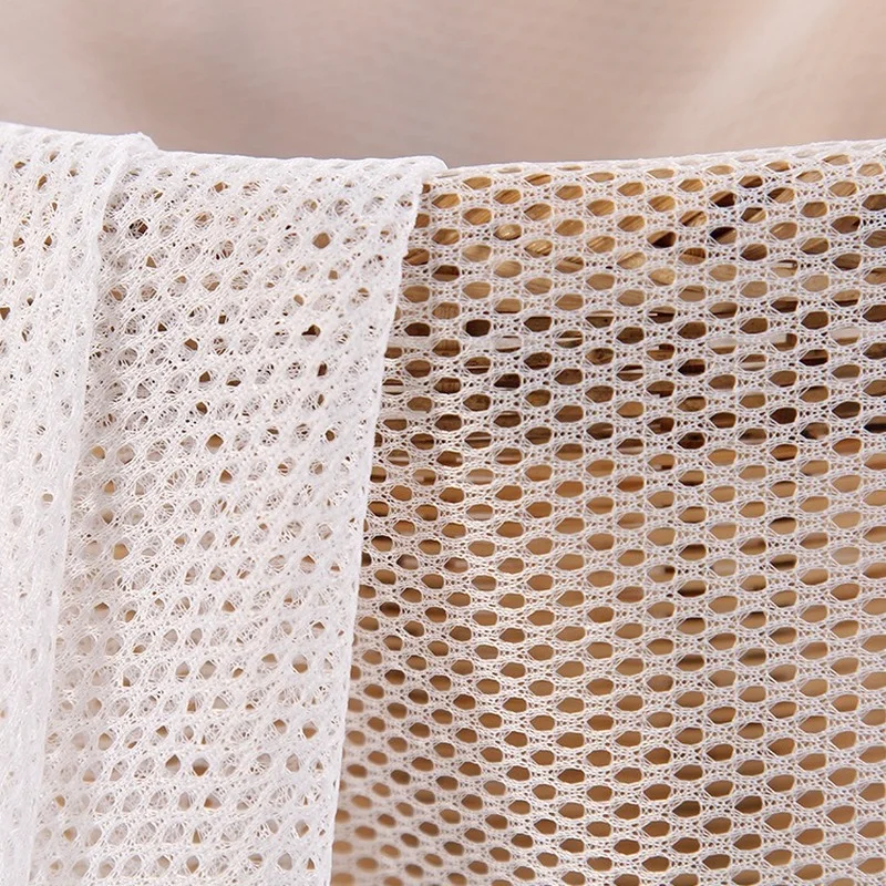 2mm Hole Polyester Net Fabric Honeycomb Mesh Fabric For Sewing T-shirt Sportswear Knitted Lining Fabric