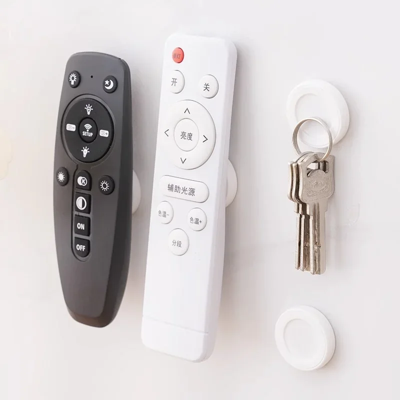 Strong Magnetic Hooks Wall Mount Magnet Remote Control Invisible Holder Keys Fridge Sticker Storage Hooks Home Organizer Hooks