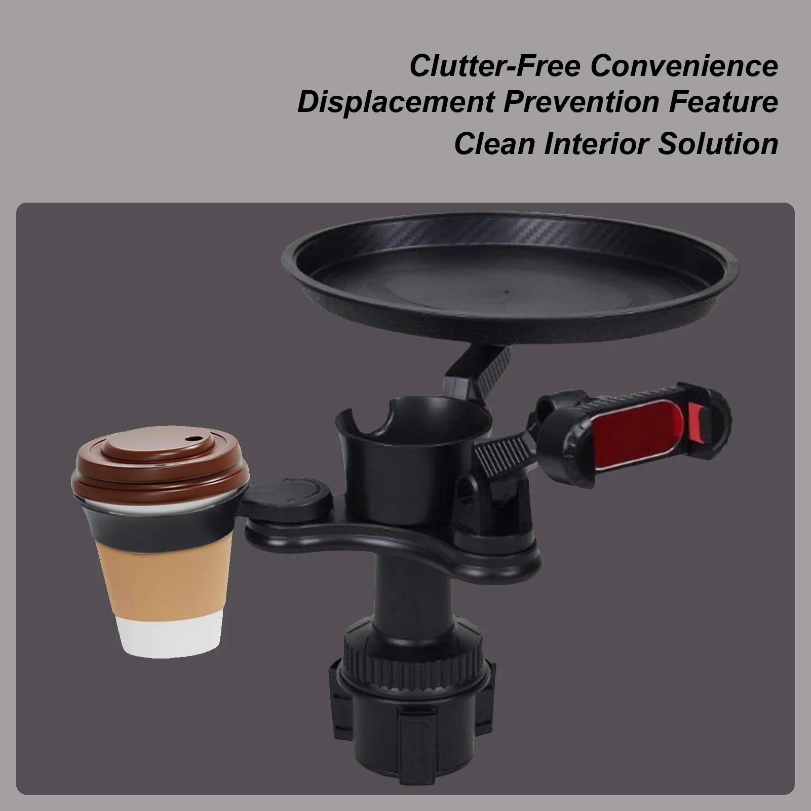 

Автомобильный держатель для чашки, настольный телескопический автомобильный расширитель, настольный держатель для бутылки, держатель для мобильного телефона, расширитель для ежедневных поездок, путешествий, поездок на работу