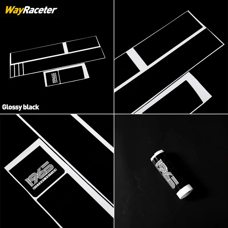 3 Pcs/Set Car Bonnt Hood Sticker Roof Trunk 1965 Victory Edition Vinyl Decal For MINI Cooper F66 JCW 2024 F65 2026 F67 J01 2025