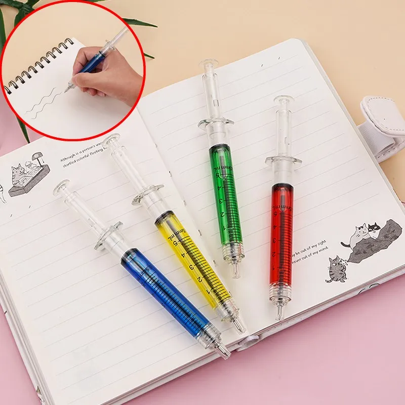 Injection Ballpen Doctor Nurse Neele Ball Point Pen Office School Stationery Pen Syringe Needle Ballpoint Pen