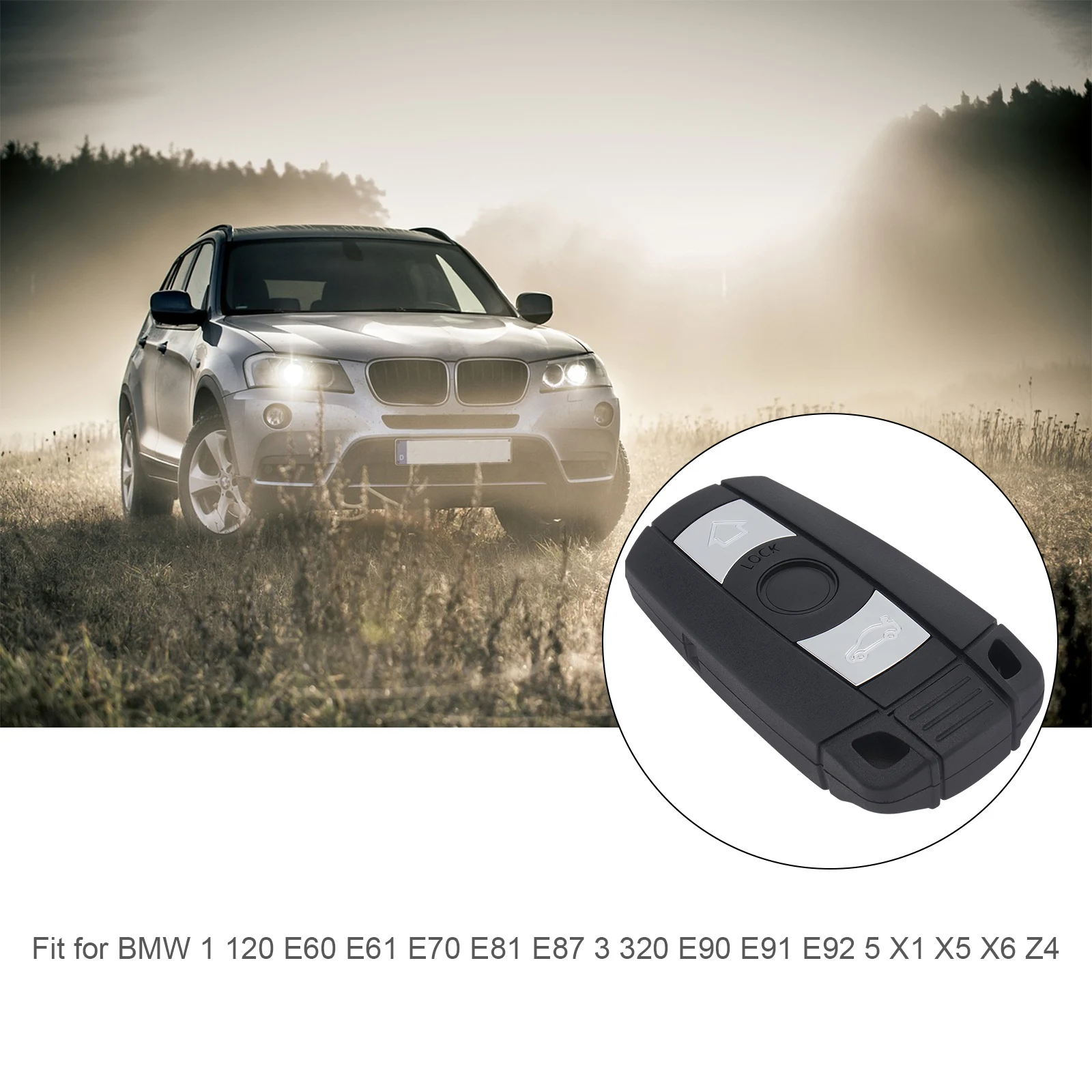 2/3/5 Buttons Car Key Shell Replacement Car Remote Key Fob Smart Key Car For Mercedes / Benz Cadillac