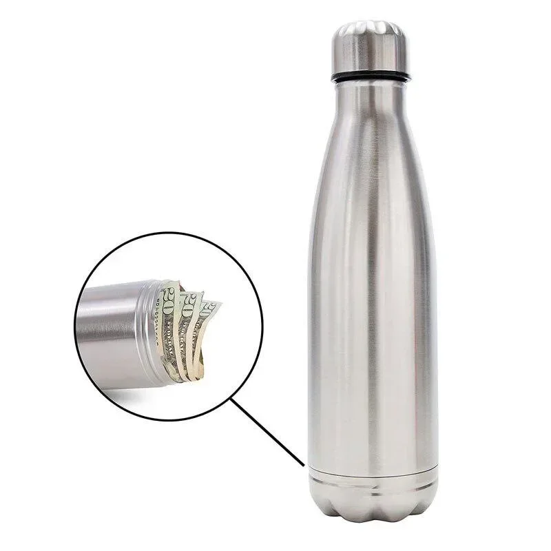 Durable Large Capacity Private Cash Box Water Bottle Home Security Transfer Hiding Tank Container Hidden Storage Thermos Cup