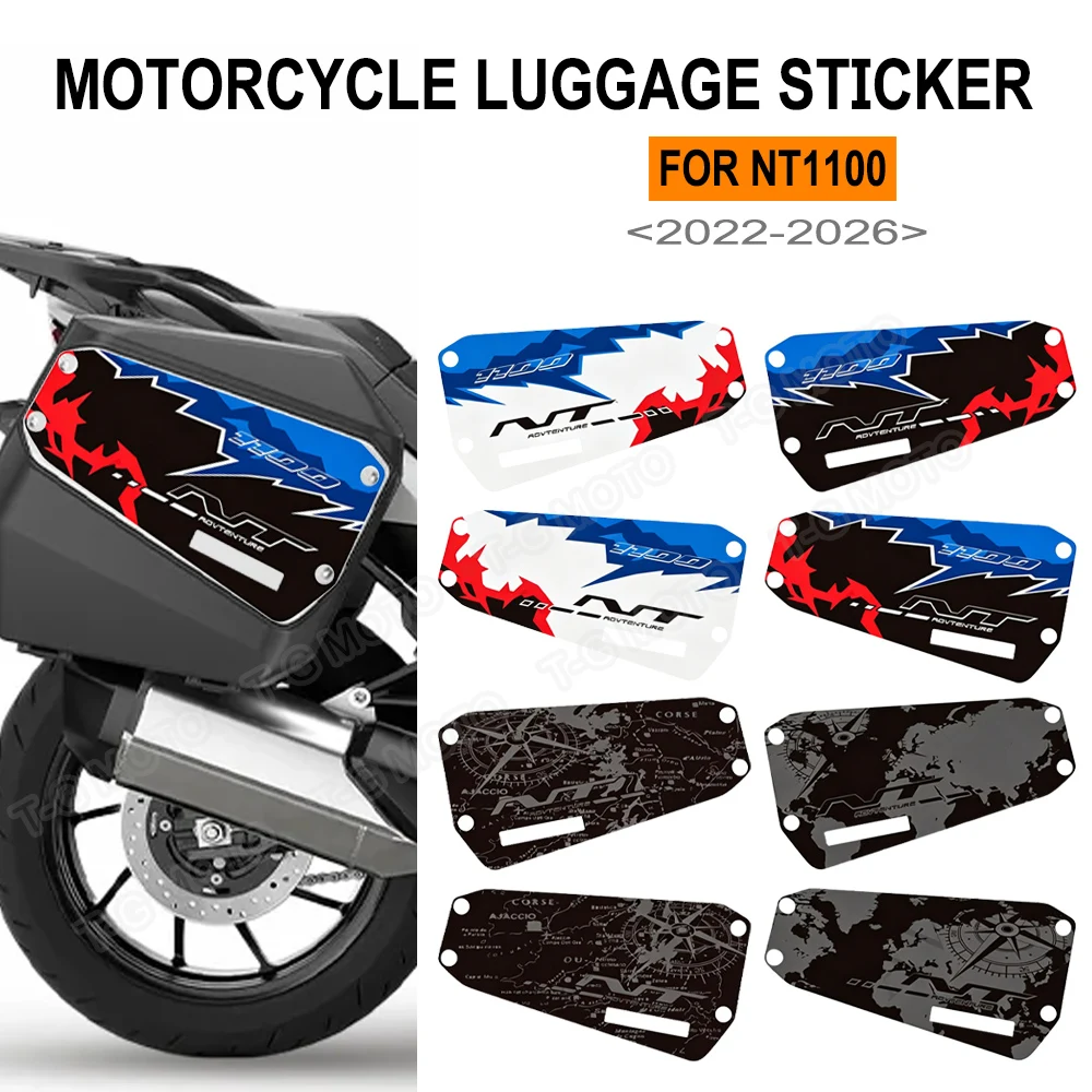 Motorcycles Luggage Cases Protection Sticker Suitcase Decal For NT1100 DCT Sport Touring Suitcase Sticker 2022-2026