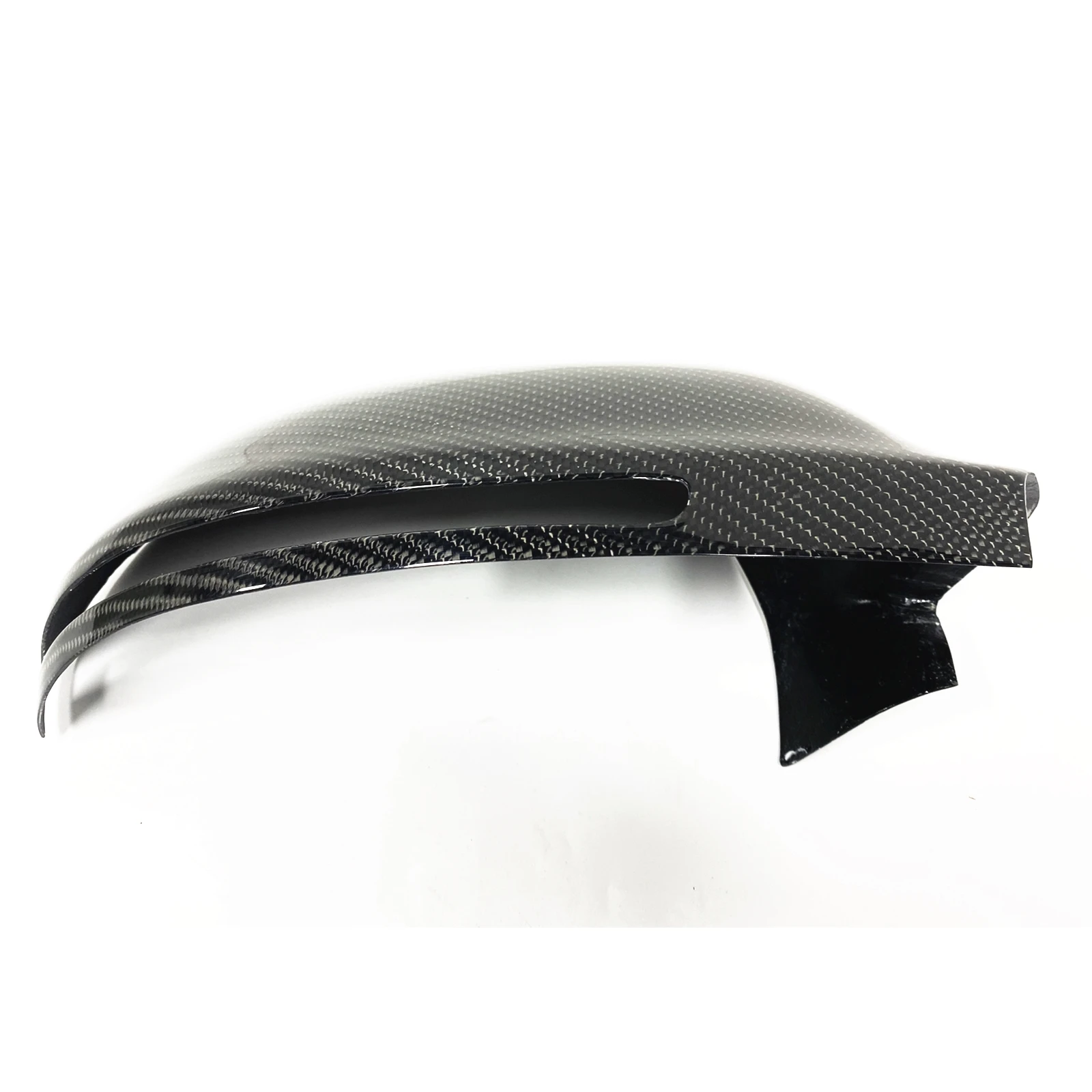 Real Carbon Fiber Mirror Cover For Audi A3 A4 S5 B8 A5 A6L RS6 A8L S8 RS3 Q3 Car Exterior Rear View Caps Rearview Shells Add On