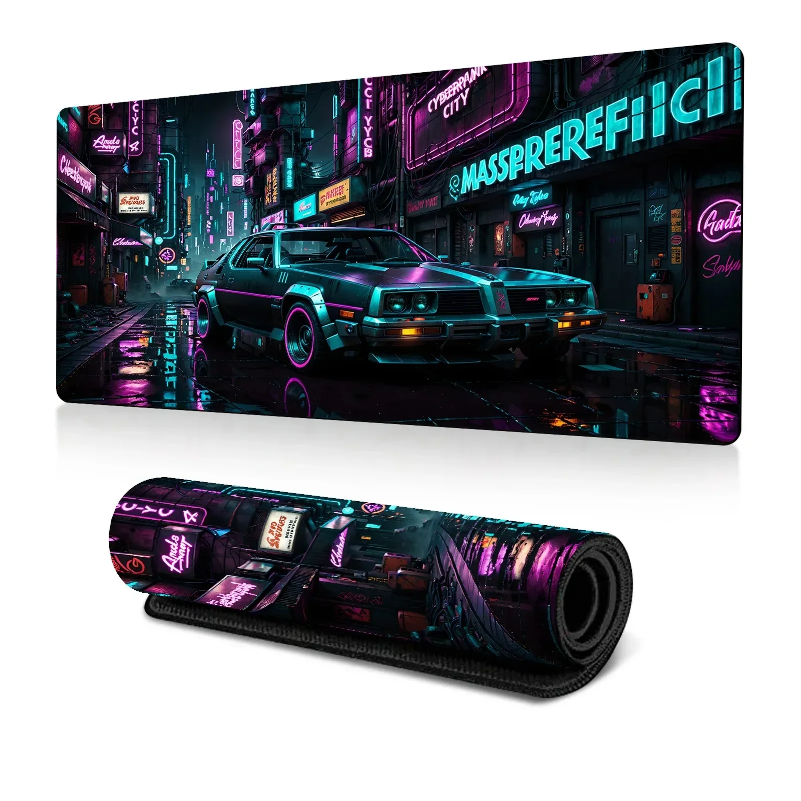 Sci-fi sports car design mousepad game desk pad washable rubber non-slip base new game accessories office computer keyboard mat