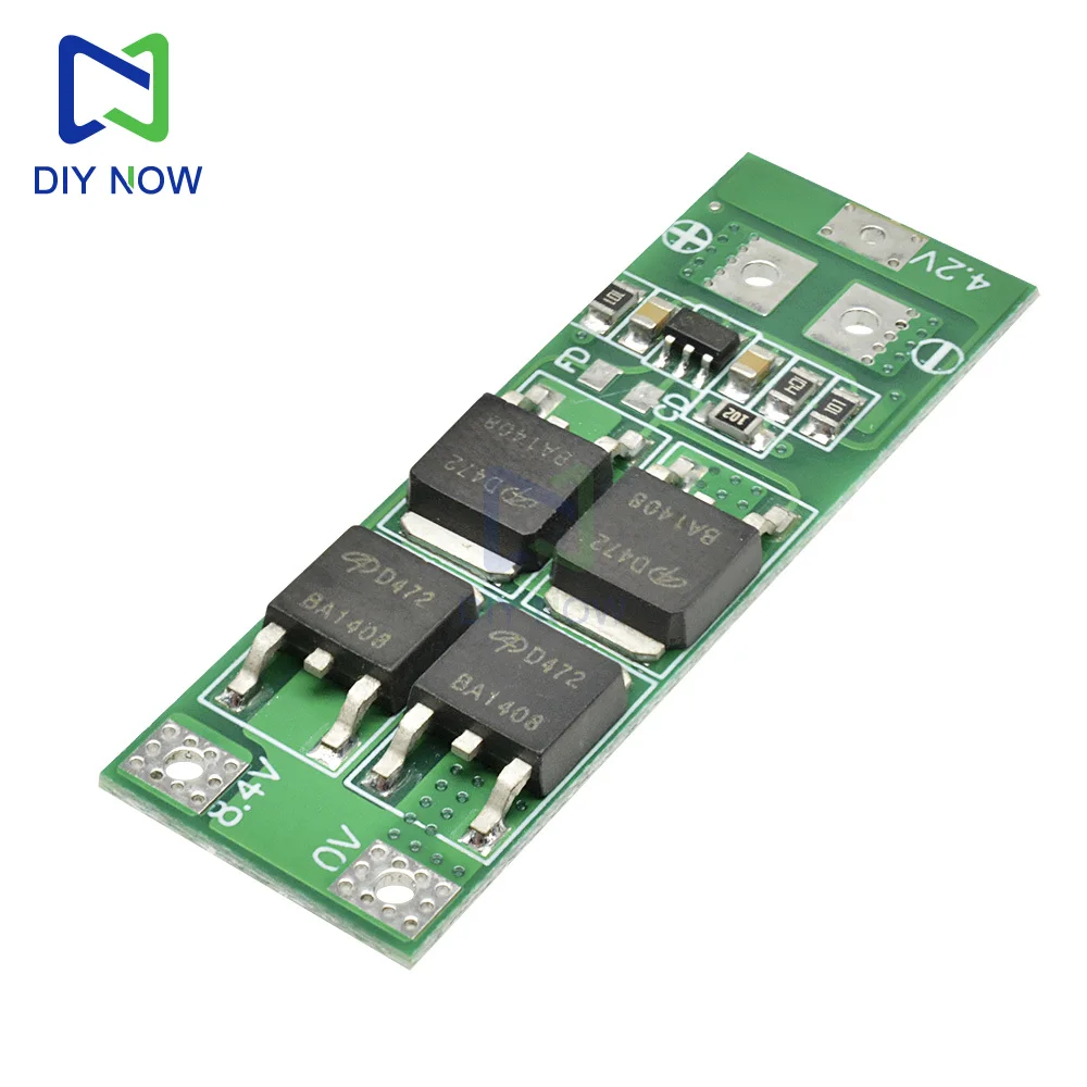 2S BMS-Platine 18650 Lithium-Batterie-Schutzplatine 20 A 8,4 ~ 9 V Batterieschutzplatine Standardversion/ausgeglichenene Version