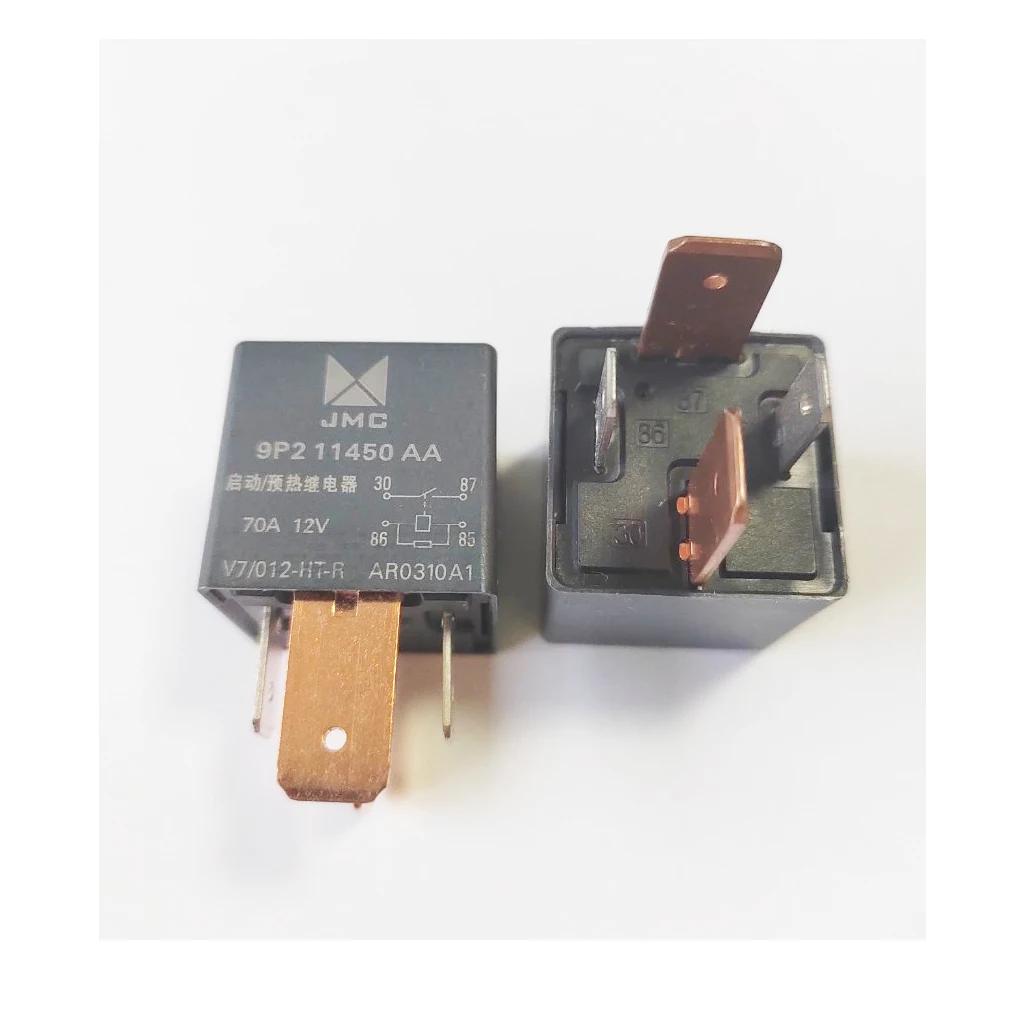 NEW HFV7A V7/012-HT-R AR0310A1 9P211450AA 12V 12VDC DCV12 70A auto Start preheating relay 4pin