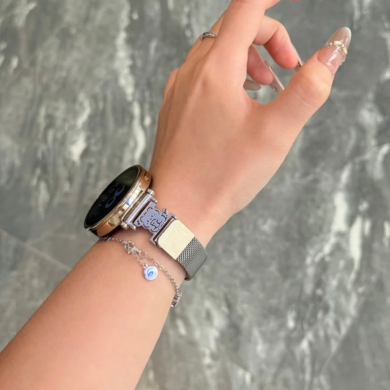 Puppy and kitten magnetic suction suitable for HW Watch Fit3/Fit4 straps and HW Band 8/9/10NFC handmade straps