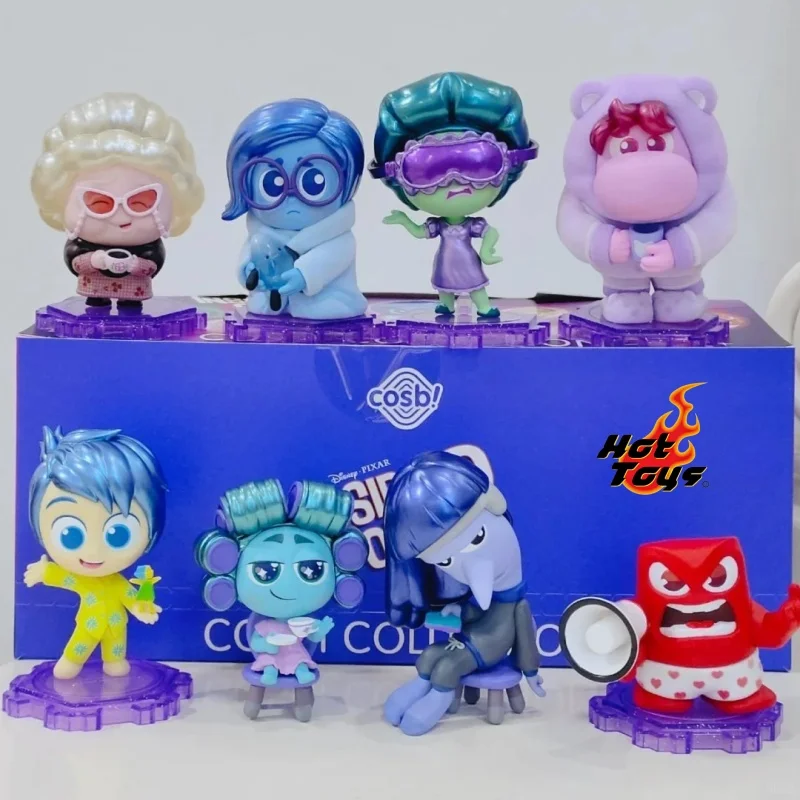 

Оригинальные популярные игрушки Disney Inside Out 2, аниме-фигурка Joy Sadness Anger Disgust, коллекционная фигурка, детские праздничные подарки, игрушки